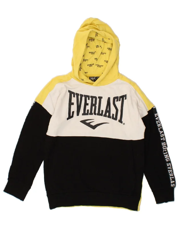 EVERLAST Boys Graphic Hoodie Jumper 9-10 Years Multicoloured Colourblock Hoodie with Sequins Glamorous Eye-catching EVERLAST Boys Graphic Hoodie Jumper 9-10 Years Multicoloured Colourblock Hoodie with Sequins Glamorous Eye-catching