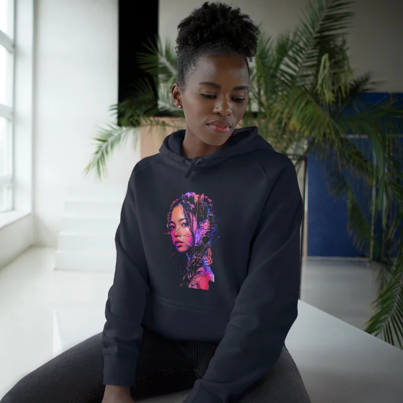 Future Girl - Unisex Supply Hoodie Hoodie with Tie-Dye Psychedelic Retro