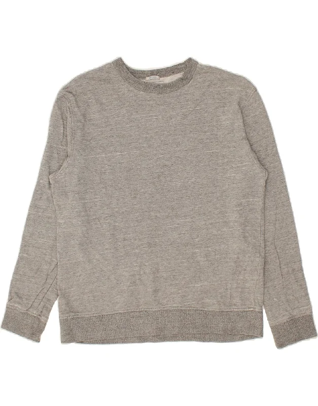 JACK & JONES Mens Sweatshirt Jumper Large Grey Flecked Viscose Hoodie Dress Longline Feminine JACK & JONES Mens Sweatshirt Jumper Large Grey Flecked Viscose Hoodie Dress Longline Feminine