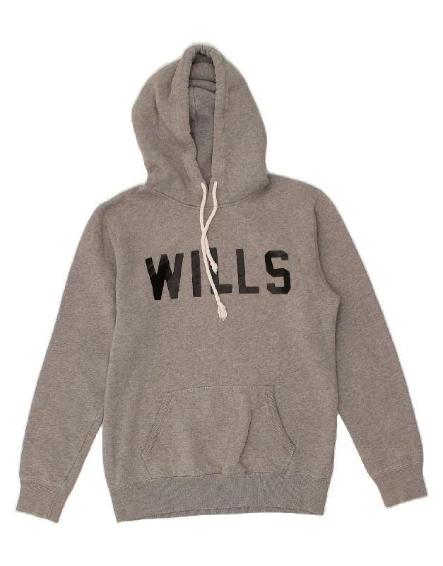 JACK WILLS Mens Graphic Hoodie Jumper XS Grey Cotton Zip Hoodie Drawstring Kangaroo Pocket JACK WILLS Mens Graphic Hoodie Jumper XS Grey Cotton Zip Hoodie Drawstring Kangaroo Pocket