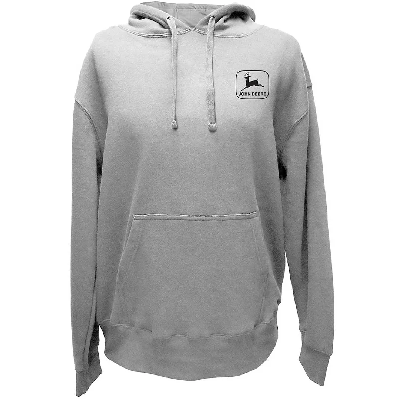 John Deere Women's Farmer Hoodie Hoodie with Relaxed Fit Easy Casual