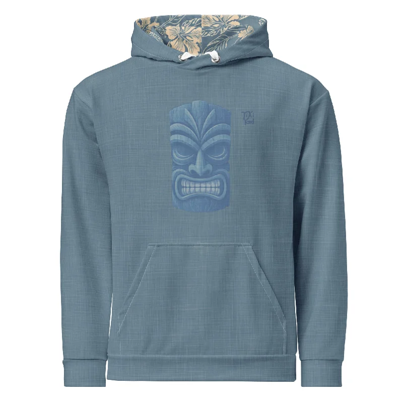 Kailua Tiki - Hawaiian Hoodie Hoodie with Back Slit Movement Comfort