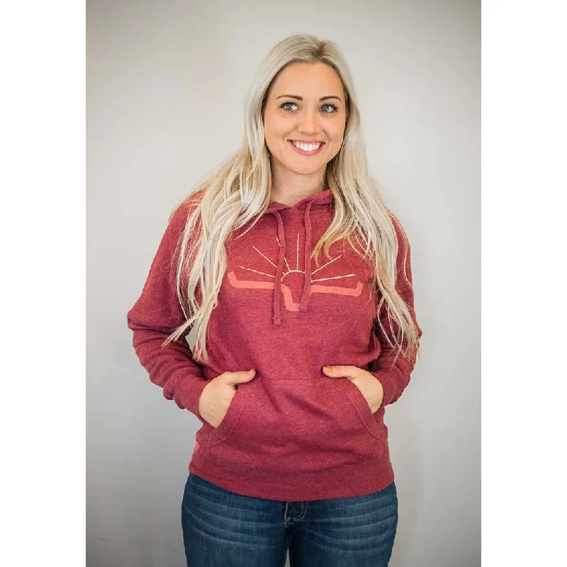 Kimes Ranch Women's Sunrise Hoodie Hoodie with Emblem Brand Identity