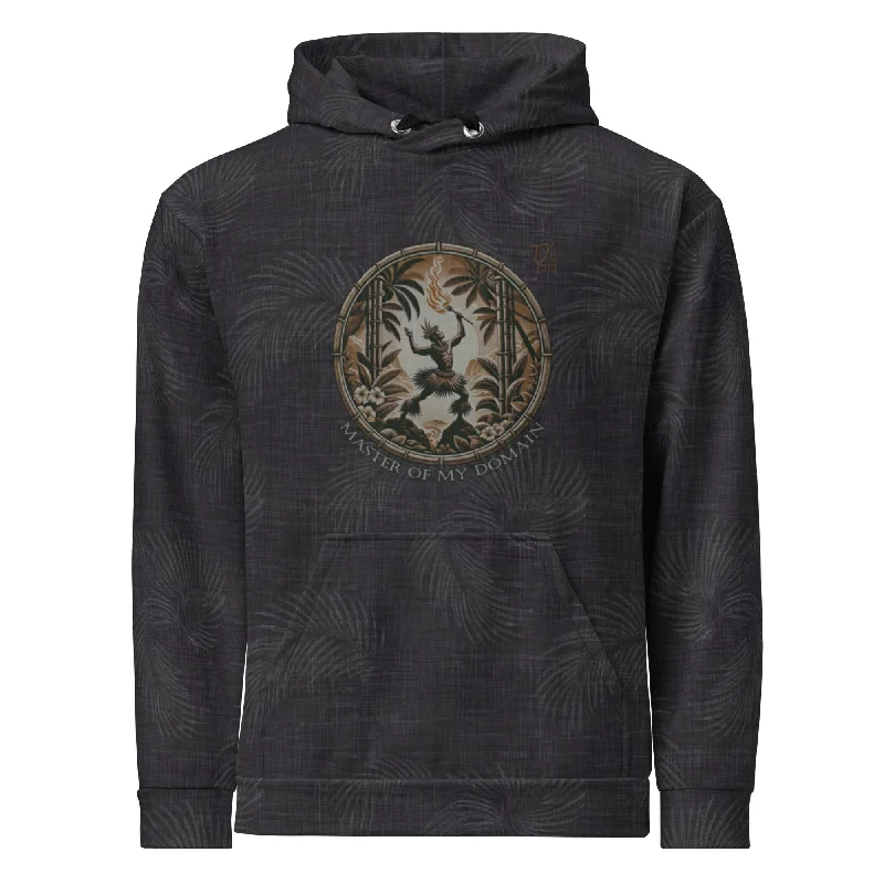 Master of My Domain - Hawaiian Hoodie Hoodie with Hem Lace Feminine Delicate