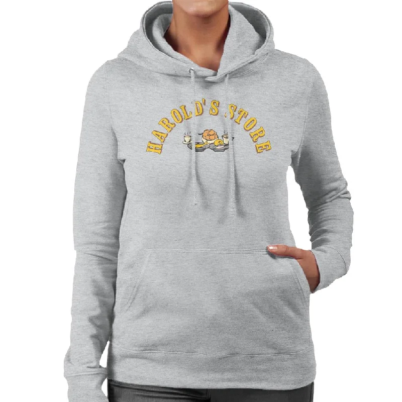 Neighbours Harolds Store Logo Women's Hooded Sweatshirt Hoodie with Earth Tones Natural Calm Neighbours Harolds Store Logo Women's Hooded Sweatshirt Hoodie with Earth Tones Natural Calm