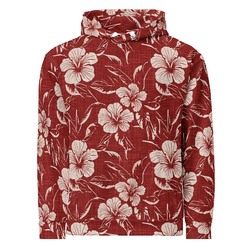 Oahu Vibes - Hawaiian Hoodie Hoodie with Emblem Brand Identity