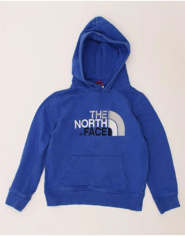 THE NORTH FACE Boys Graphic Hoodie Jumper 9-10 Years Medium Blue Cotton Hoodie with Longline Fit Extended Stylish THE NORTH FACE Boys Graphic Hoodie Jumper 9-10 Years Medium Blue Cotton Hoodie with Longline Fit Extended Stylish