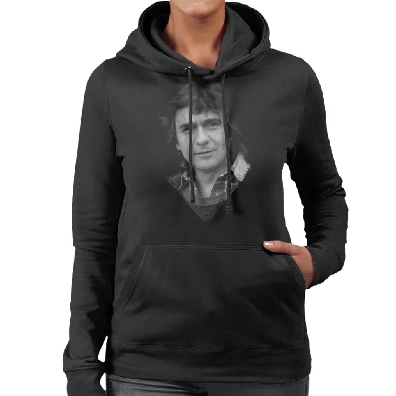 TV Times Actor Dudley Moore Women's Hooded Sweatshirt Hoodie with Slit Hem Functional Movement TV Times Actor Dudley Moore Women's Hooded Sweatshirt Hoodie with Slit Hem Functional Movement
