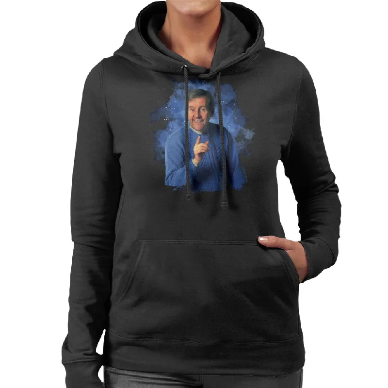TV Times Actor Richard Briers Women's Hooded Sweatshirt Hoodie with Contrast Stitching Detailed Premium TV Times Actor Richard Briers Women's Hooded Sweatshirt Hoodie with Contrast Stitching Detailed Premium