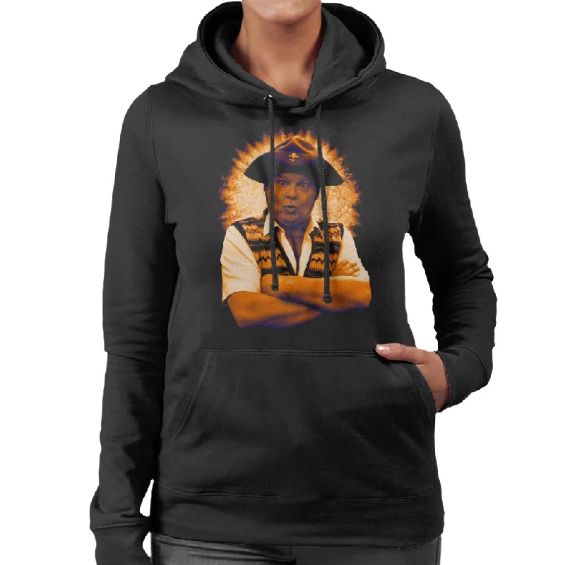 TV Times Benny Hill In Character 1989 Women's Hooded Sweatshirt Hoodie with Ribbed Neckline Snug Warm TV Times Benny Hill In Character 1989 Women's Hooded Sweatshirt Hoodie with Ribbed Neckline Snug Warm