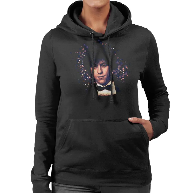 TV Times Bob Geldof In A Tuxedo 1986 Women's Hooded Sweatshirt