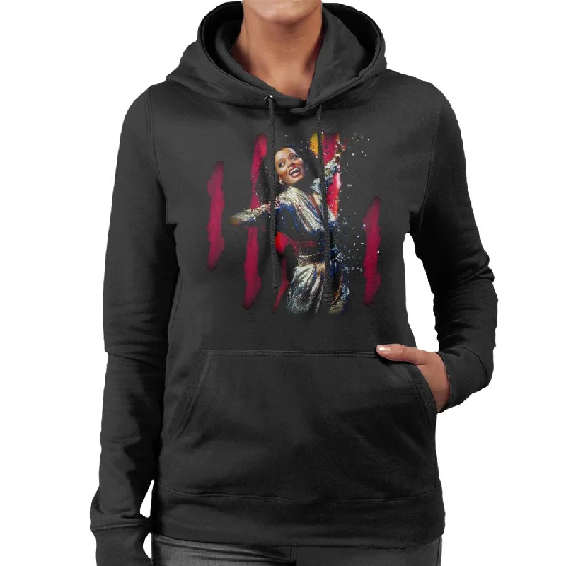 TV Times Diana Ross Muppet Show 1980 Women's Hooded Sweatshirt