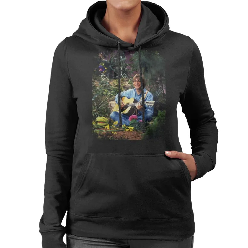 TV Times John Denver Perfomring On The Muppet Show Women's Hooded Sweatshirt