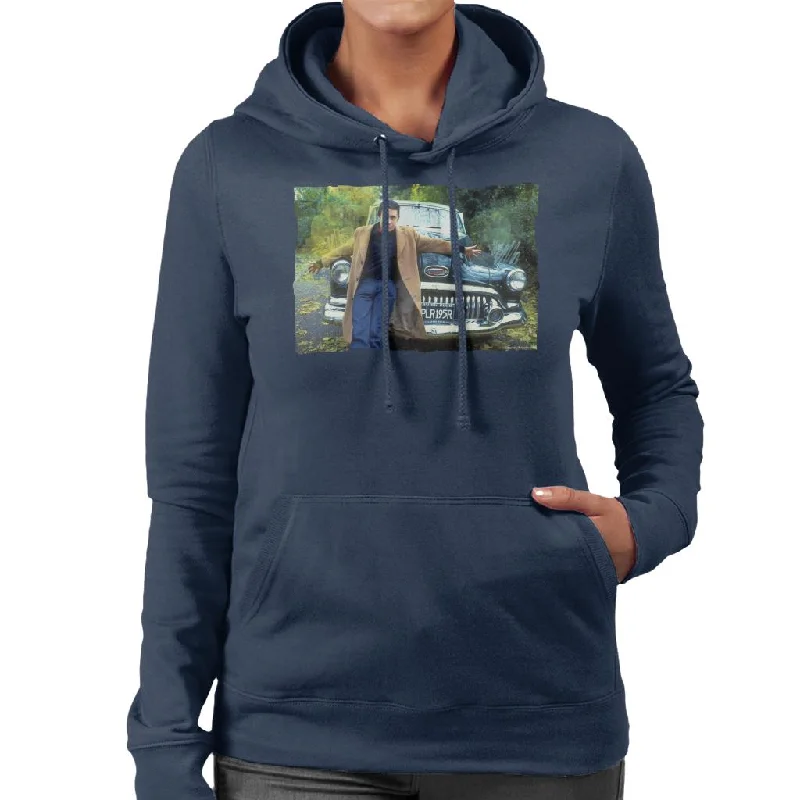 TV Times Jools Holland By A Classic Car Women's Hooded Sweatshirt