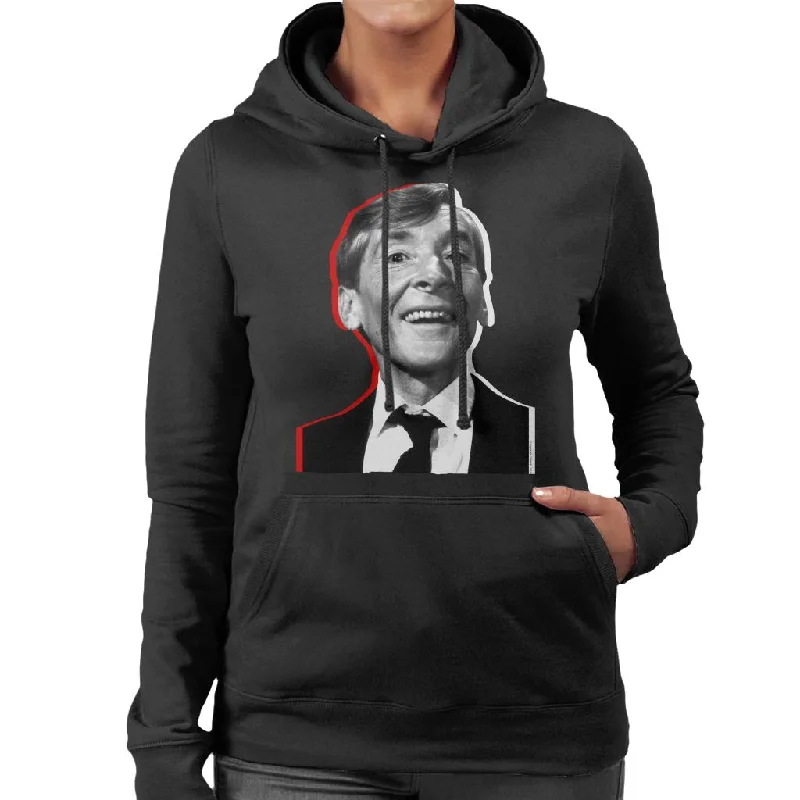 TV Times Kenneth Williams Retro Women's Hooded Sweatshirt Hoodie with Hem Fringe Bohemian Relaxed TV Times Kenneth Williams Retro Women's Hooded Sweatshirt Hoodie with Hem Fringe Bohemian Relaxed