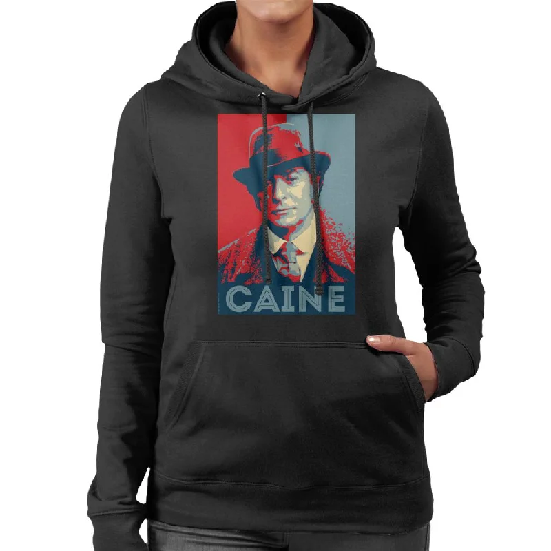 TV Times Michael Caine In Jack The Ripper Women's Hooded Sweatshirt Hoodie with Relaxed Fit Easy Casual TV Times Michael Caine In Jack The Ripper Women's Hooded Sweatshirt Hoodie with Relaxed Fit Easy Casual