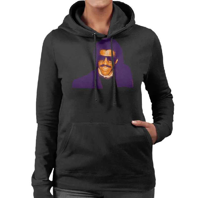 TV Times Pop Singer Lionel Richie 1985 Women's Hooded Sweatshirt