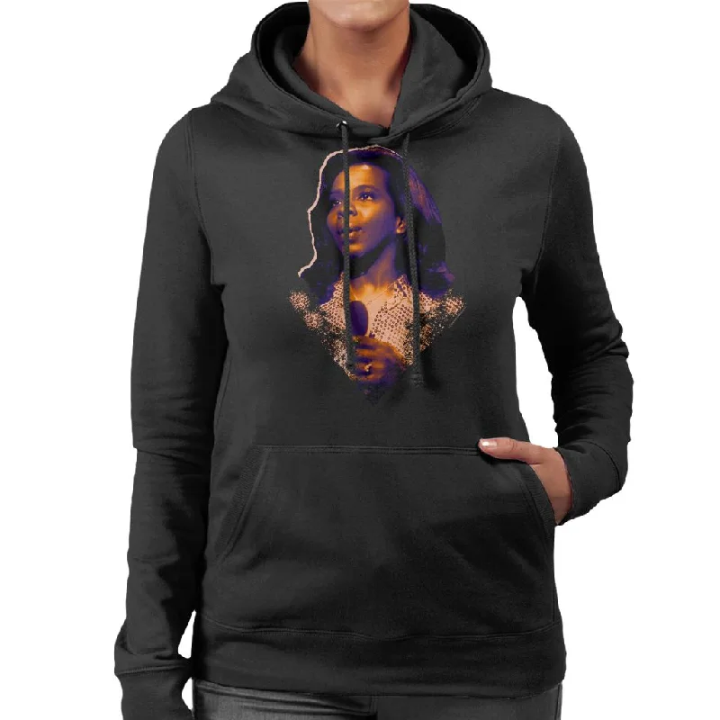 TV Times Soul Singer Gladys Knight 1971 Women's Hooded Sweatshirt