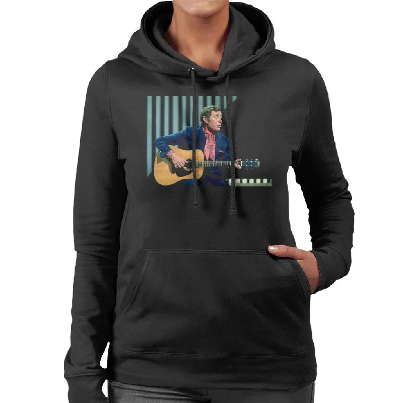 TV Times Val Doonican Playing Guitar 1972 Women's Hooded Sweatshirt