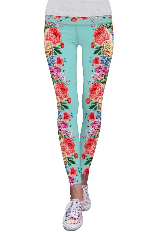 Amour Lucy Floral Printed Performance Leggings - Women