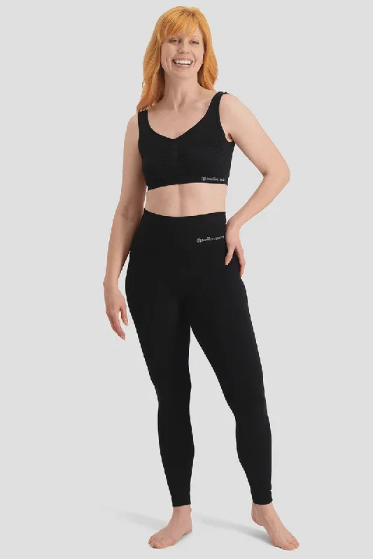 Bamboo Basics Ladies BB Claire Knitted Seamless Legging 1-pack Elegant Printed Leggings with Pockets Bamboo Basics Ladies BB Claire Knitted Seamless Legging 1-pack Elegant Printed Leggings with Pockets