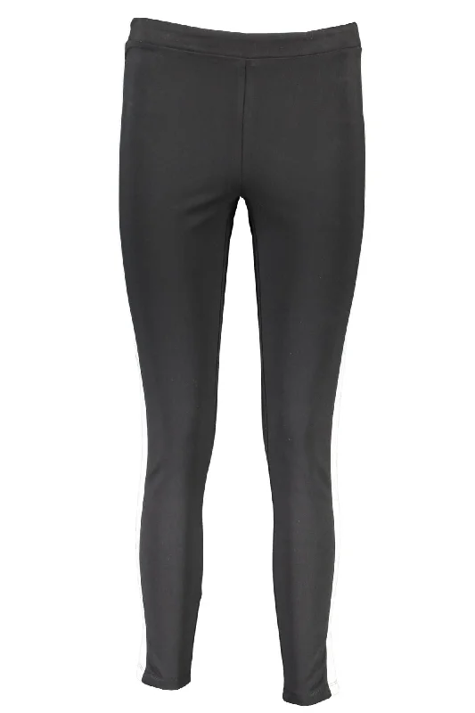 Black Cotton Women Legging Comfortable Wide-Band Leggings