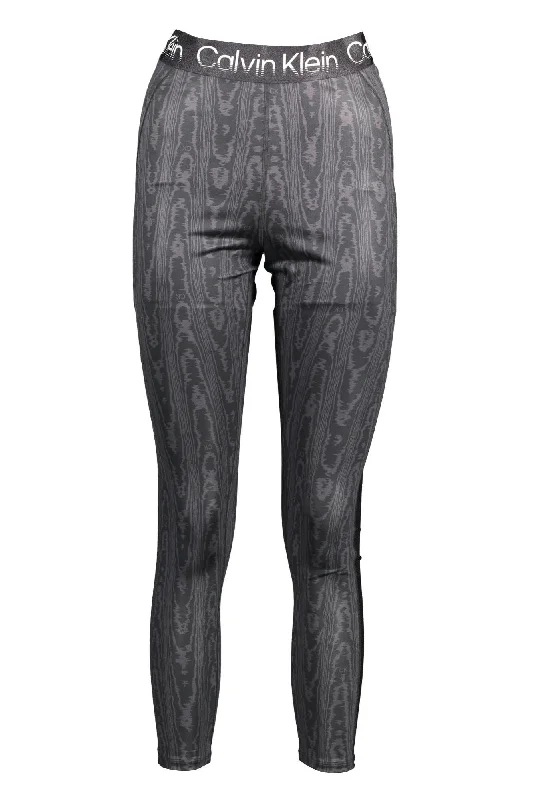 Black Cotton Women Legging Stylish Printed Sport Leggings