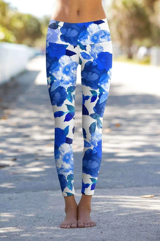 Blue Blood Lucy Floral Printed Performance Leggings - Women