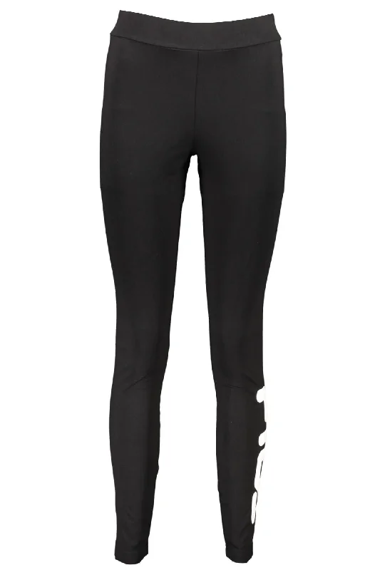 Black Cotton Women Legging Cozy Warmth Leggings