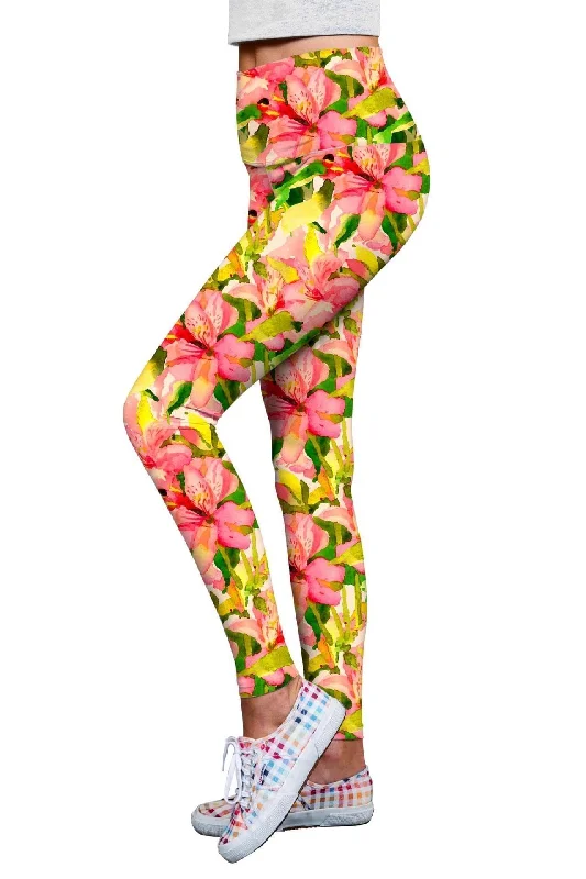 Havana Flash Lucy Floral Print Performance Legging - Women