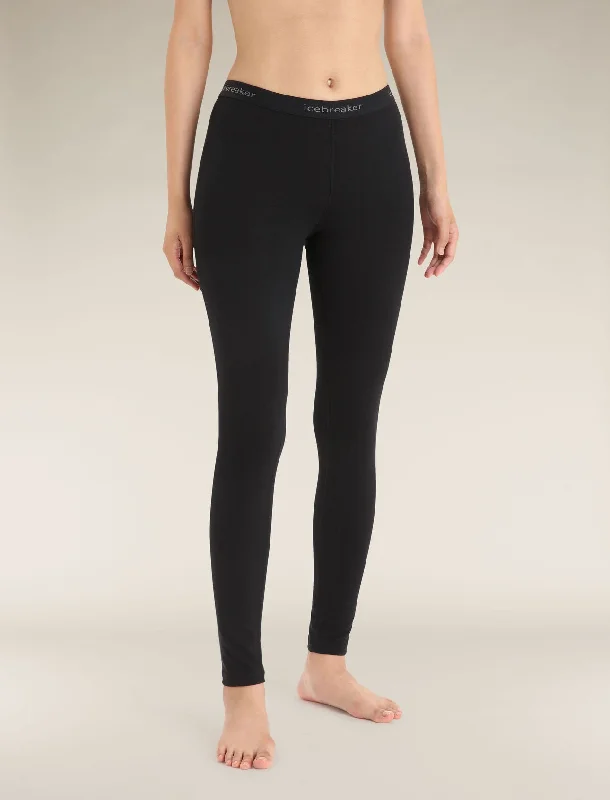 Icebreaker Merino 200 Oasis Leggings (Women's) Chic Printed Yoga Pants
