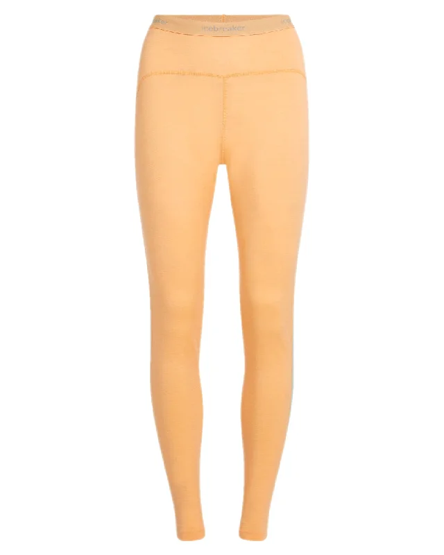 Icebreaker Womens 200 Sonebula Thermal Leggings Classic Solid Color Leggings