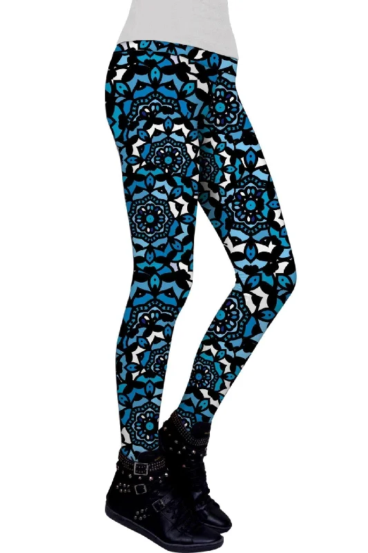 Kaleidoscope Lucy Printed Performance Leggings - Women