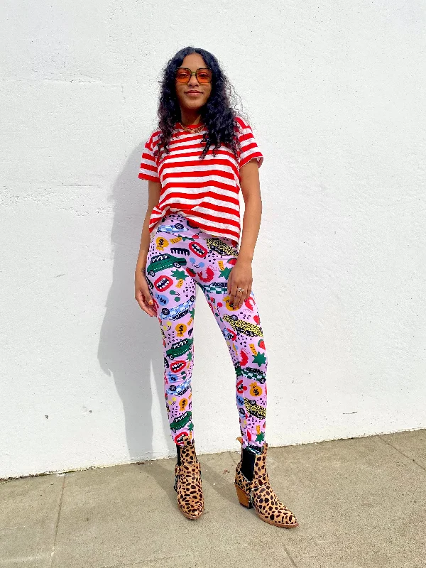 Leggings Roll Out Stylish Capri Leggings