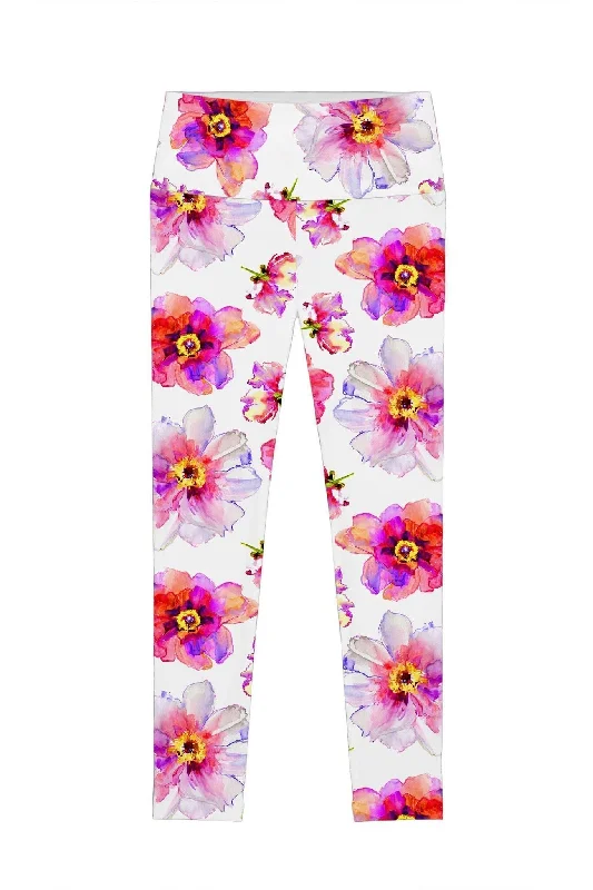 Little Isle of Love Lucy Floral Performance Leggings - Women