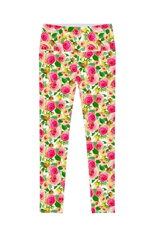 Little Rosarium Lucy Floral Performance Leggings - Women