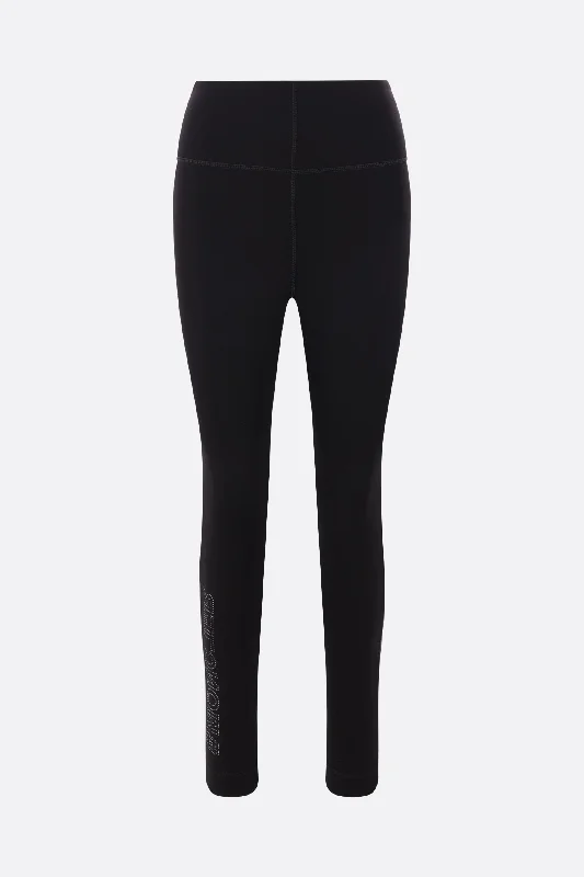 technical jersey leggings