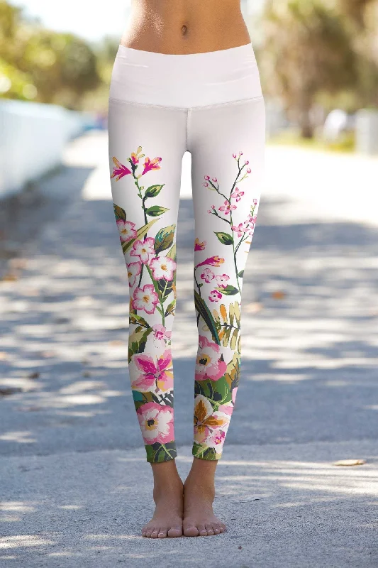 Mountain Garden Lucy Floral Performance Leggings - Women