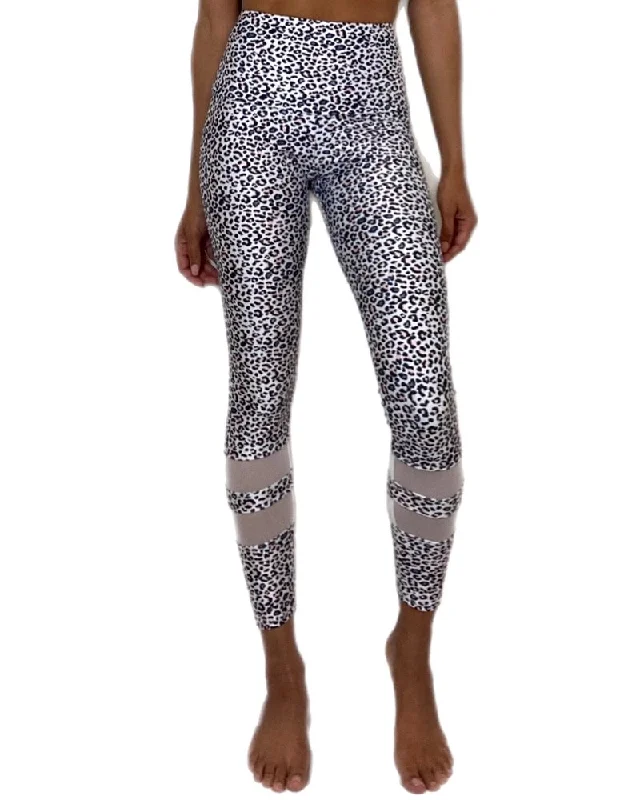 Onzie Midi Racer Leggings Little Leopard 2306