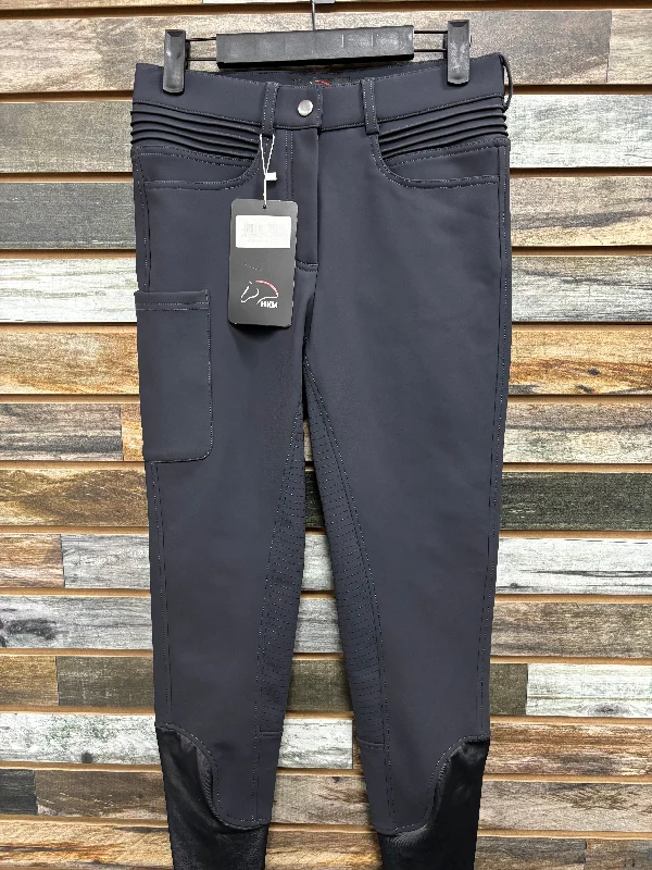 Riding leggings -Rosewood- silicone full seat Cozy Ribbed Leggings
