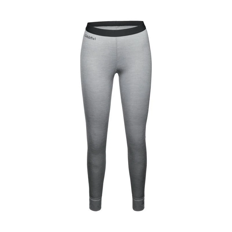 Schoffel Technical Ladies Merino Mix Base Layer Leggings - Opal Grey Comfortable Fleece-Lined Leggings