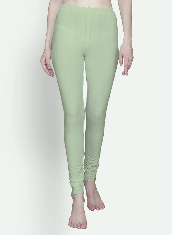 T.T. Women Solid Chudidar Cotton Lycra Cool Leggings -Cream Comfortable Fleece-Lined Leggings T.T. Women Solid Chudidar Cotton Lycra Cool Leggings -Cream Comfortable Fleece-Lined Leggings