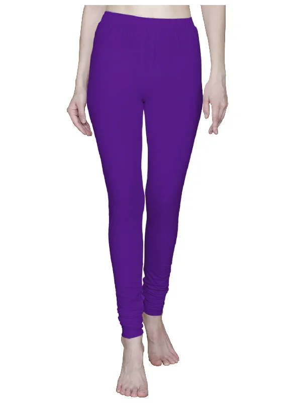 T.T. Women Solid Chudidar Cotton Lycra Cool Leggings -Fuschia Fashionable Printed Legging Pants T.T. Women Solid Chudidar Cotton Lycra Cool Leggings -Fuschia Fashionable Printed Legging Pants