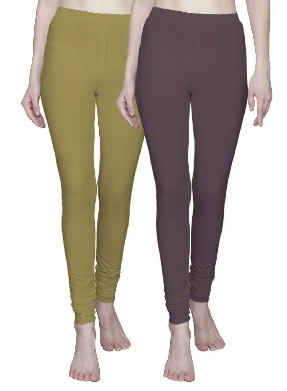 T.T. Women Solid Chudidar Cotton Lycra Cool Leggings -BEIGE - COFFEE( Free Size) Stylish Pockets Active Leggings T.T. Women Solid Chudidar Cotton Lycra Cool Leggings -BEIGE - COFFEE( Free Size) Stylish Pockets Active Leggings