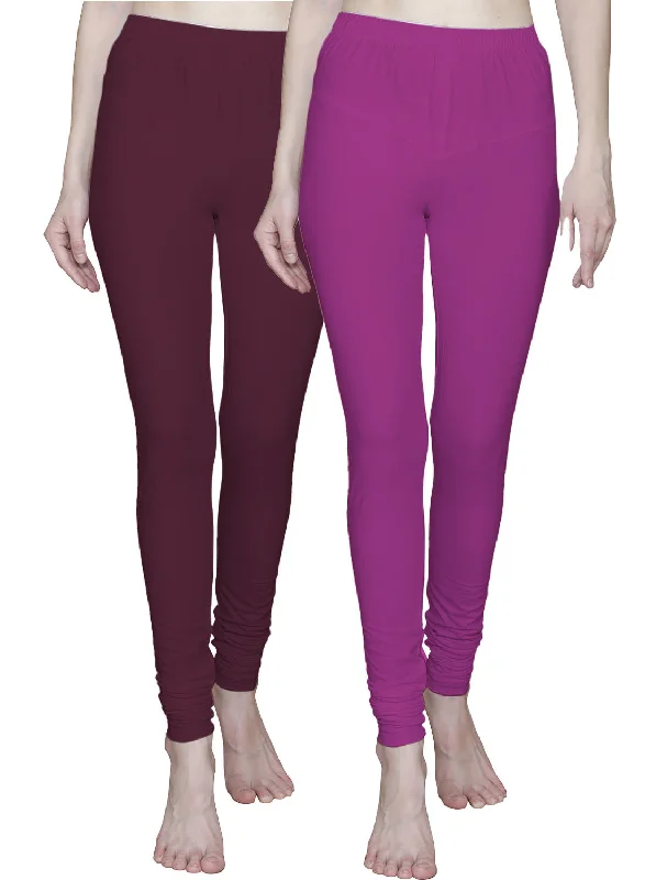 T.T. Women Solid Chudidar Cotton Lycra Cool Leggings -BRIGHT RANE - BURGANDY( Free Size) Elegant Embellished Leggings T.T. Women Solid Chudidar Cotton Lycra Cool Leggings -BRIGHT RANE - BURGANDY( Free Size) Elegant Embellished Leggings