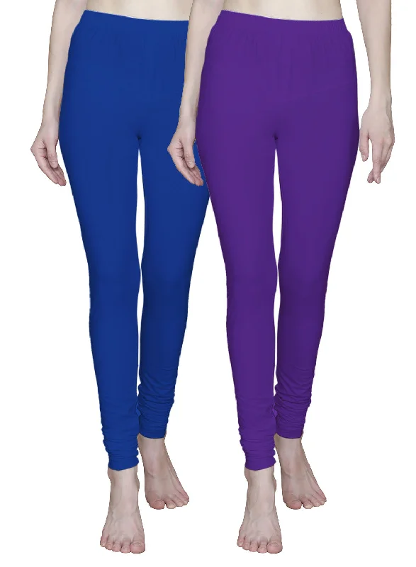 T.T. Women Solid Chudidar Cotton Lycra Cool Leggings -INDIGO - BRINJAL( Free Size) Cozy Reflective Detail Leggings T.T. Women Solid Chudidar Cotton Lycra Cool Leggings -INDIGO - BRINJAL( Free Size) Cozy Reflective Detail Leggings
