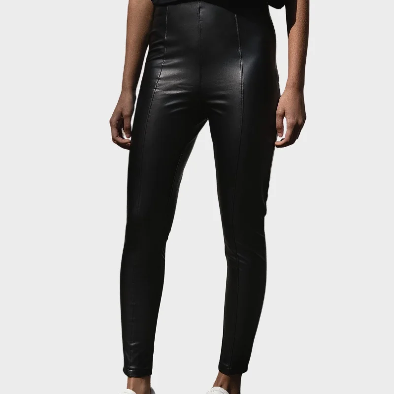 Threadbare PU Legging Fashionable Floral Active Leggings