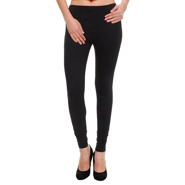 T.T. Pearl Leggings Black Comfortable Stretch Leggings