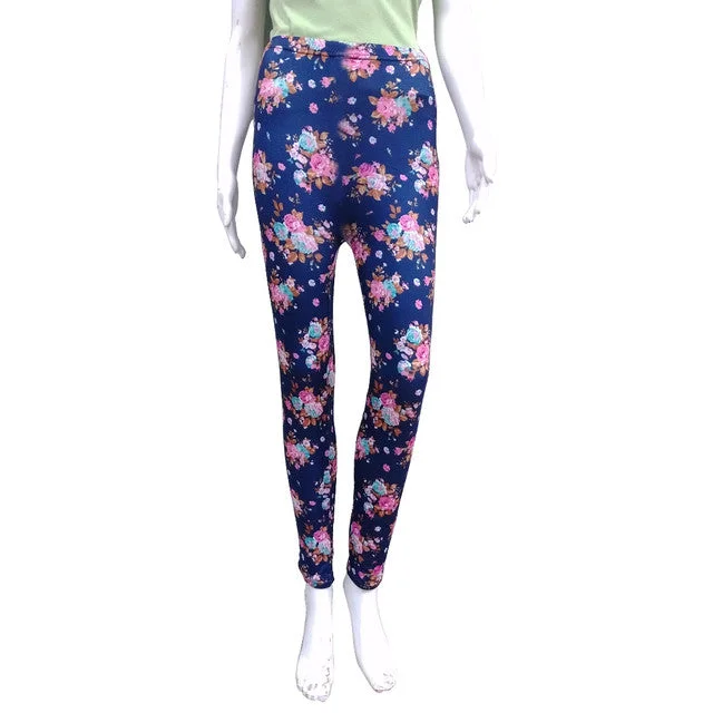 T.T Women Printed Leggings Royal Elegant Textured Leggings