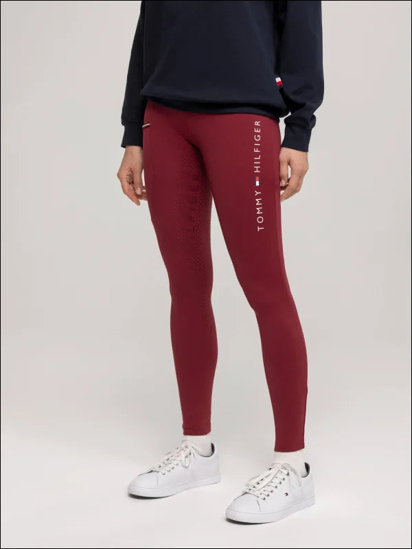 Tommy Hilfiger Woman's Elmira Winter Full Grip Leggings - Rouge Comfortable Plus Size Leggings Tommy Hilfiger Woman's Elmira Winter Full Grip Leggings - Rouge Comfortable Plus Size Leggings